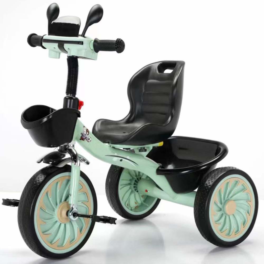 Deluxe Kids Tricycle – Mint Green & Black
